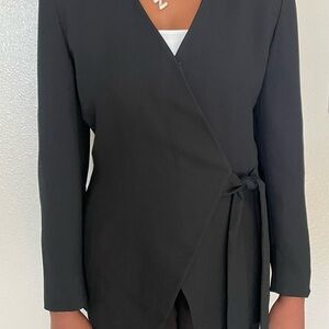 Dior Black Wrap Blazer